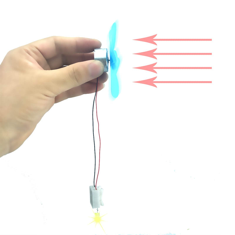 EUDAX DIY DC Power Micro Motor Wind Turbine Electricity Generator Blades Model - NewNest Australia