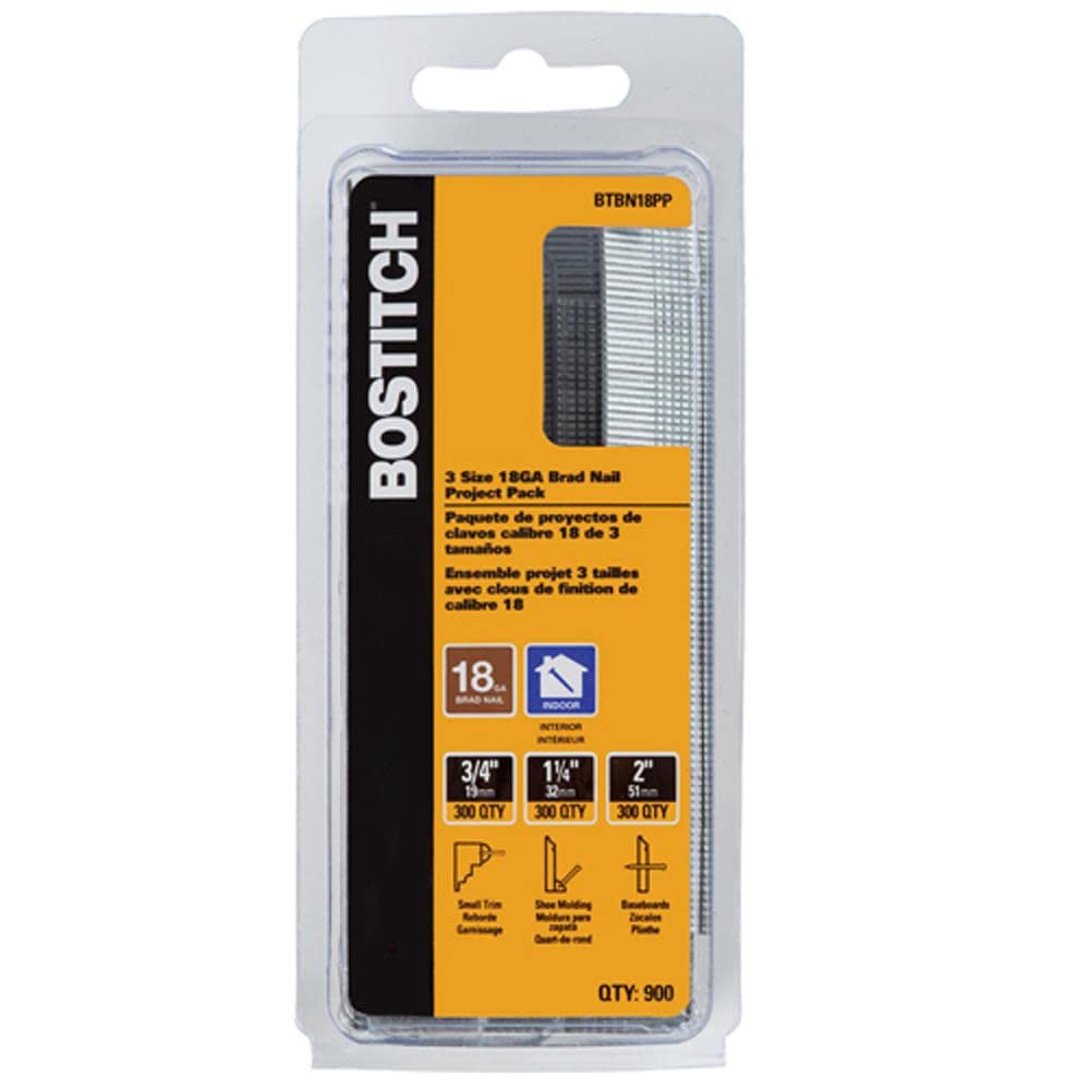 BOSTITCH 18-Gauge Pro Pack Brad Nails - NewNest Australia