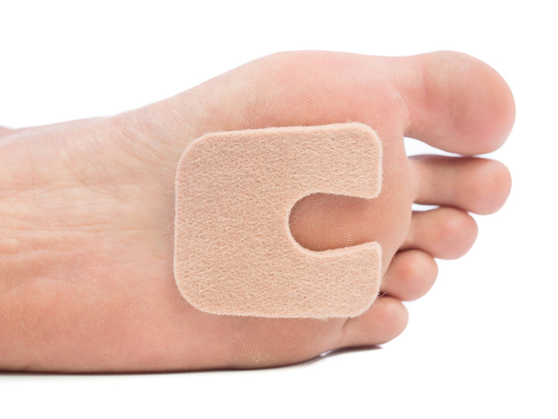 ZenToes U-Shaped Felt Callus Pads | Protect Calluses from Rubbing on Shoes | Reduce Foot and Heel Pain | Pack of 24 1/8” Self-Stick Pedi Cushions - NewNest Australia