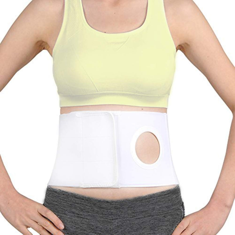 Men Or Women Medical Ostomy Belt Ostomy Hernia Support Belt Abdominal Stoma Binder Brace Abdomen Band Stoma Support (Hole 3.14") for Colostomy Patients to Prevent Parastomal Hernia Stoma Opening (XS) XS - NewNest Australia