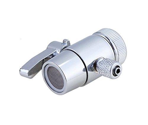 PureSec Kitchen Sink Faucet Diverter Valve(Lever type) with M22(≈22mm) Inner Threaded Swivel Collar and 3/8 inch Single Way Outlet for Countertop&under-sink Water filtration System Fits 3/8" OD Tubing - NewNest Australia