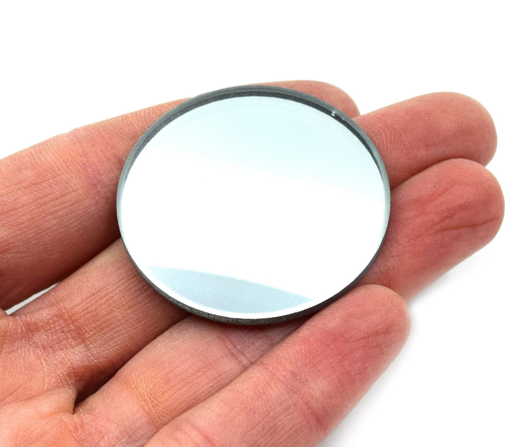 Convex Mirror, 1.5" Dia, 50mm Focal Length - Glass - Eisco Labs - NewNest Australia