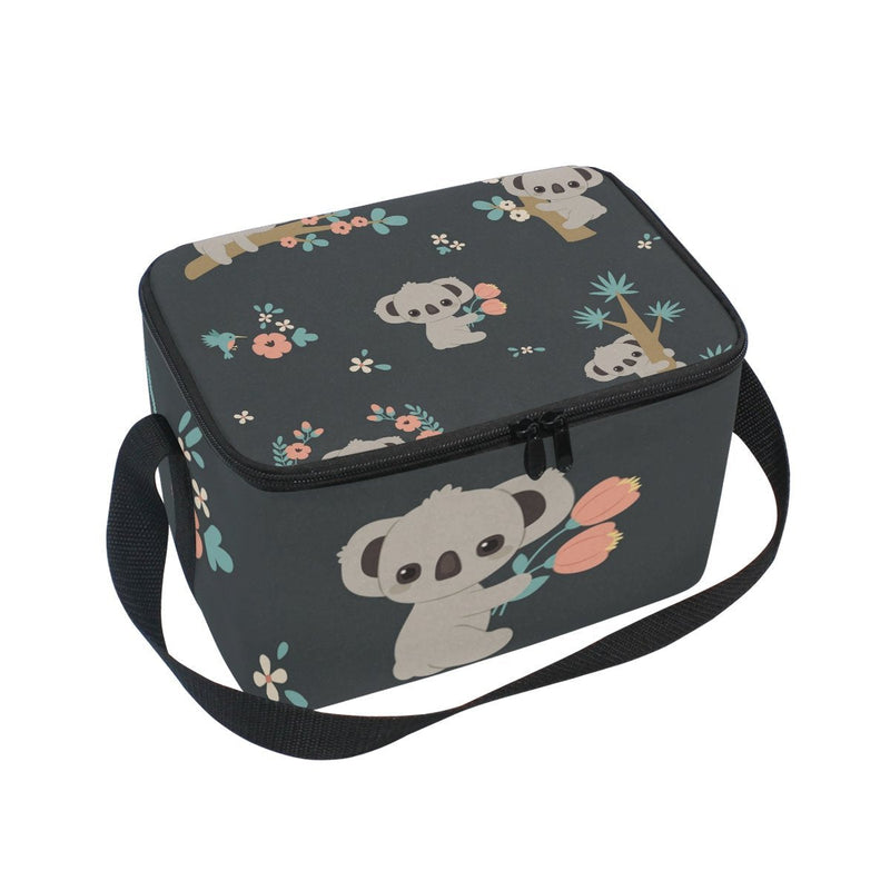 NewNest Australia - FORMRS Insulated Lunch Box Cute Koala Lunch Bag for Men Women, Portable Tote Bag Cooler Bag for Work School Picnic 