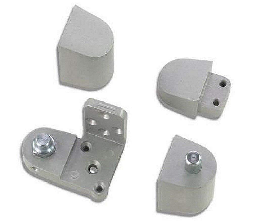 US Aluminum Style Storefront Door Pivot Hinge Set in Aluminum Finish - Choose Handing (Right Hand) Right Hand - NewNest Australia