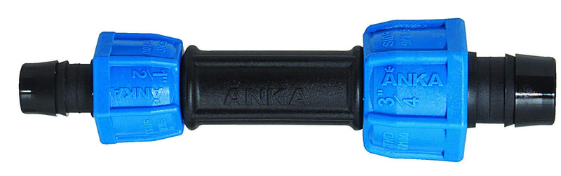 Watts Anka (ARSC3412) 3/4" x 1/2" High Pressure Poly-Pipe Reducing Straight Coupling Insert Fitting, Black - NewNest Australia