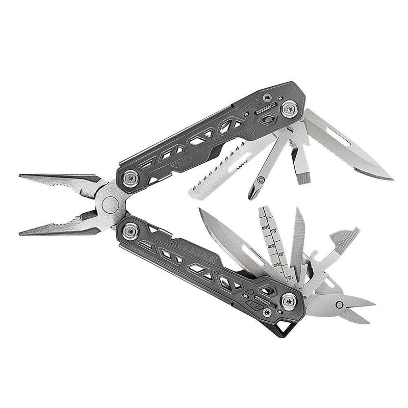 Gerber Gear Truss Multitool, Stainless and Grey with Multi-Position Sheath [30-001343, New - NewNest Australia