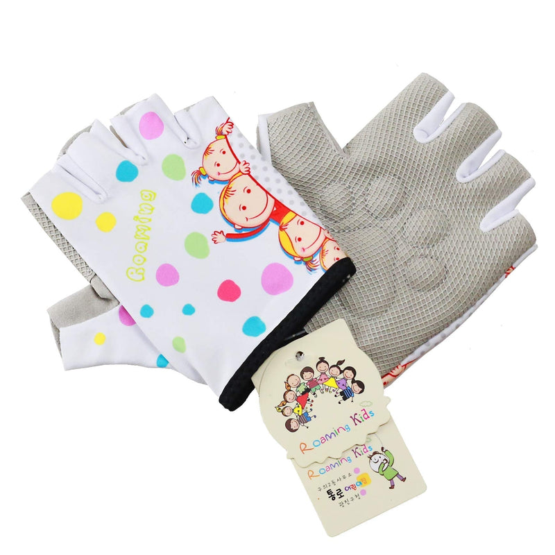 Roaming Kids Gloves for Age2-10, Great for Boys Girls Outdoor Sports,Biking,Cycling, Riding, Netball,Climbing, Monkey Bar,Scooter… XS (Around a Palm: 5.9") Happy Time - NewNest Australia
