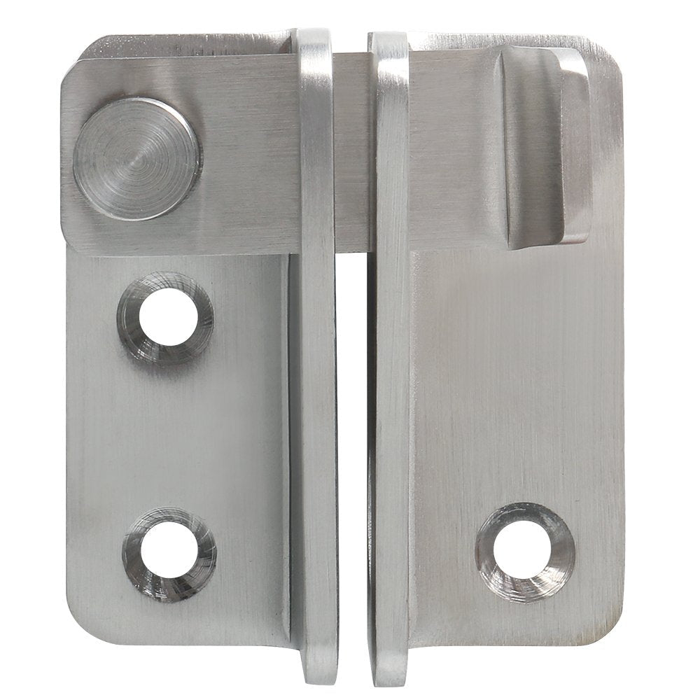 Alise Flip Latch 3-mm Thickened Heavy Duty Hasp Safety Door Lock Gate Latches for Double Door Window Barn Closet Drawer Cabinet Garage,Stainless Steel Brushed Nickel - NewNest Australia