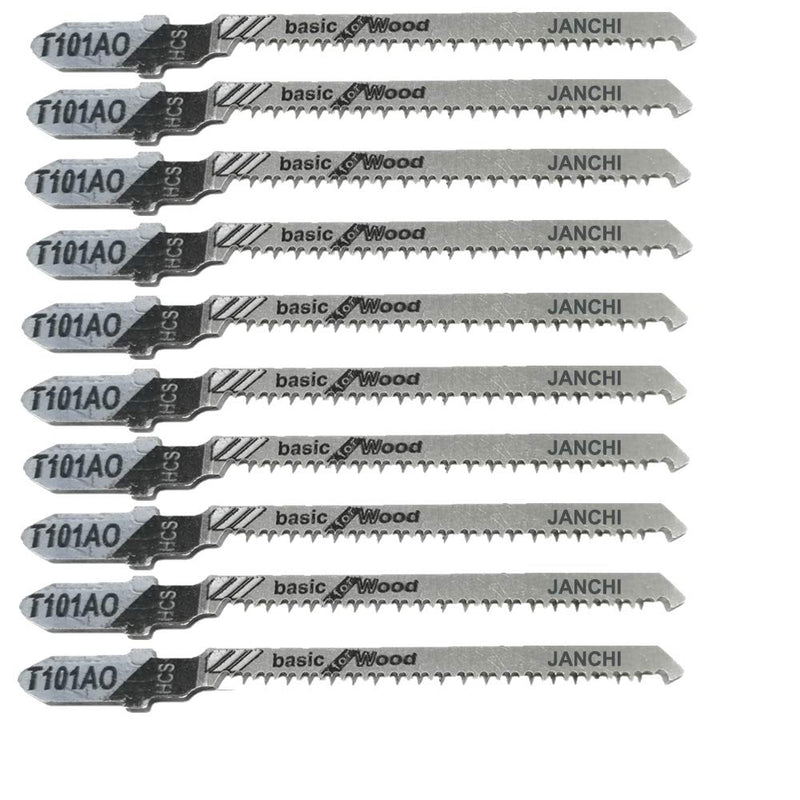 50 Pack T101AO T-Shank Contractor Jigsaw Blade Set Made with HCS, 3-Inch 20TPI Jigsaw Blades Optimized for Cutting Wood, PVC, and Plastic - NewNest Australia