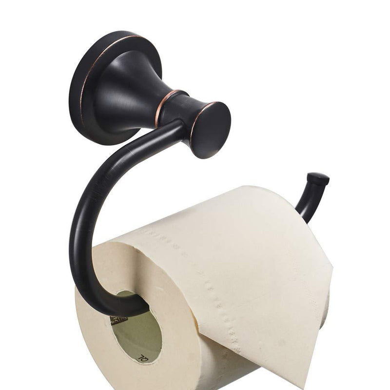 BESy Oil Rubbed Bronze Toilet Tissue Paper Holder Oil Rubbed Bronze Bathroom Accessories Toilet roll Paper Hanger, Wall Mounted, Rustproof - NewNest Australia