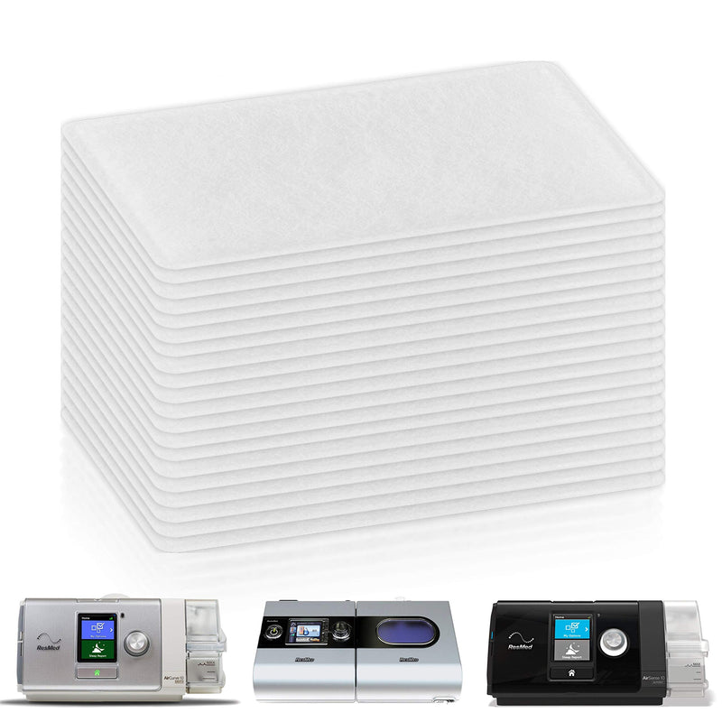 20 Pack CPAP Filters ResMed Premium Disposable Air Filter Universal Replacement Filter Fits ResMed Airsense10 Aircurve10 Airstart 10 ResMed S9 Series CPAP Standard Machines - NewNest Australia