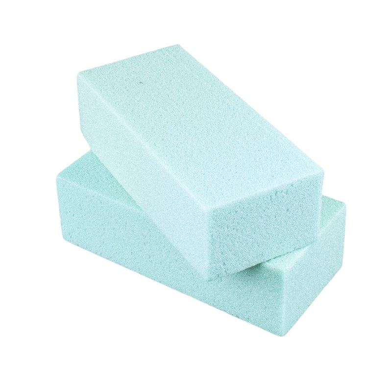 Standard Floral Dry Polystyrene Blocks Bricks Green Arts & Crafts Base Lightweight Heavy Duty for Artificial Floral Dried Arrangements Decorations (2 Pack, 7.75" x 3.5") by Super Z Outlet 2 Pack - NewNest Australia