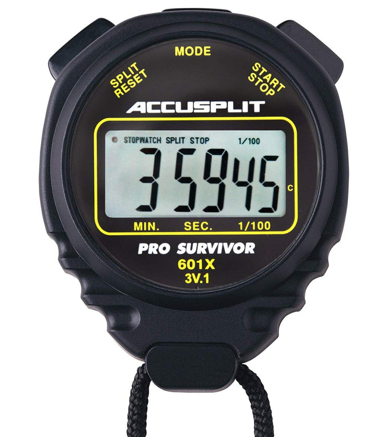 ACCUSPLIT 25359 Pro Survivor A601X Stopwatch, Black - NewNest Australia