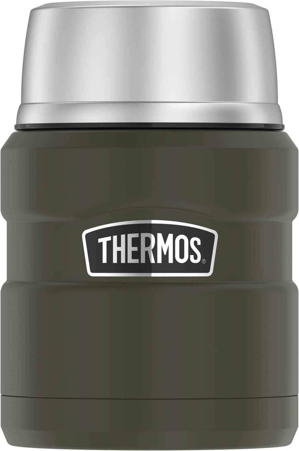 NewNest Australia - Thermos Stainless King 16 Ounce Food Jar with Folding Spoon, Army Green 