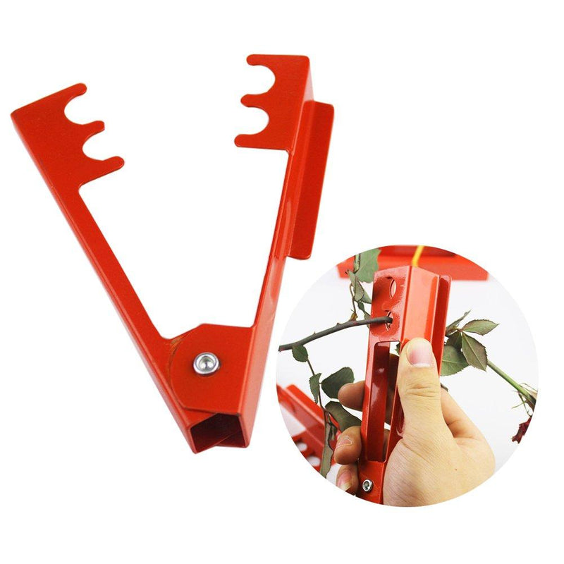 Zmmyr Red Iron Thorn Leaf Stripper Clip Not Easily Deformed Thorn Leaf Pruners Forceps for Rose Flower - NewNest Australia