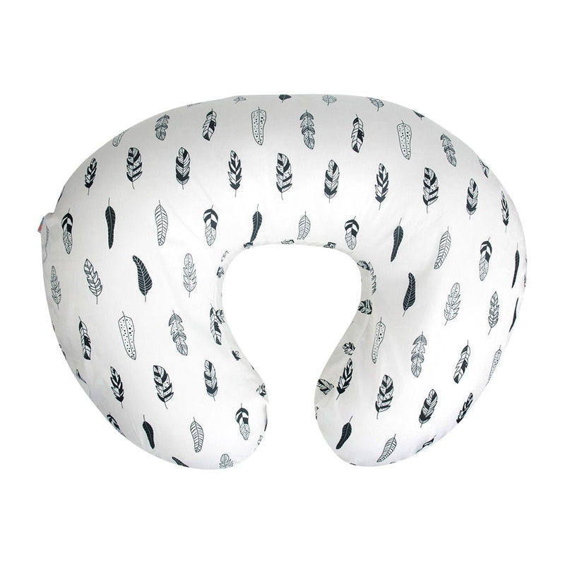 ALVABABY Nursing Pillow Cover Slipcover,100% Organic Cotton ,Soft and Comfortable,Feathers Design,Maternity Breastfeeding Newborn Infant Feeding Cushion Cover, ZT01 01feather - NewNest Australia