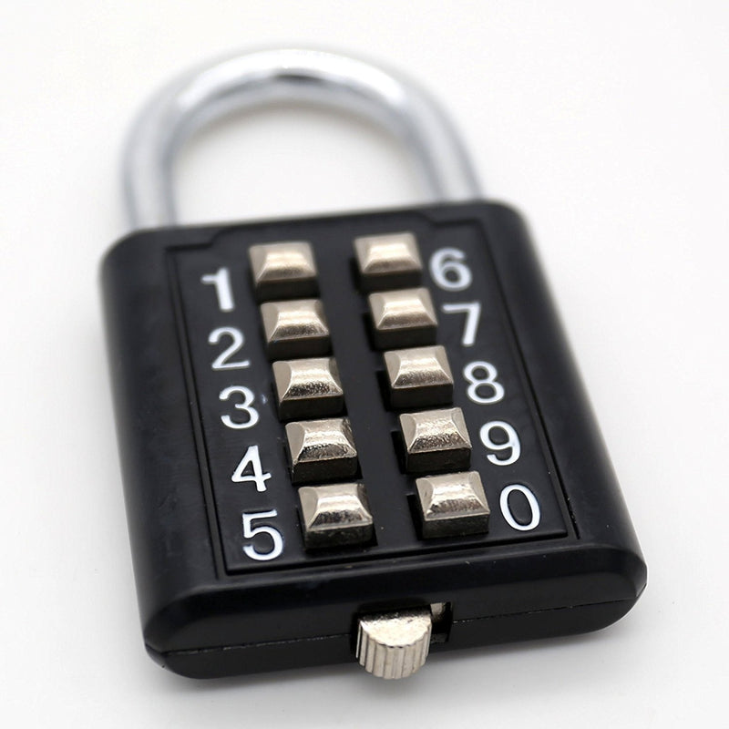 Padlock - Digits Combination Lock,Button Combination Security Padlock Digital Lock, for Gym or Sports Locker, case, Toolbox, Fence, hasp Cabinet - NewNest Australia