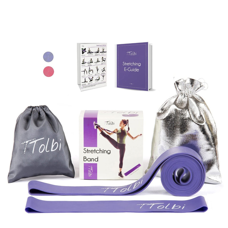 TTolbi Dance Equipment : Stretch Bands for Dancers and Ballet | Dance Stretch Bands for Flexibility, Mobility and Strength | Dance Stuff | Gymnastics Stuff | Dance Accesories Purple Regular - NewNest Australia