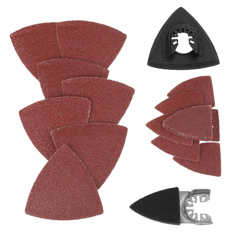 82pcs Triangular Hook & Loop Sandpaper Sanding Sheets Oscillating Multitool Sand Pad for Bosch Stanley Multimaster Makita Dremel - NewNest Australia