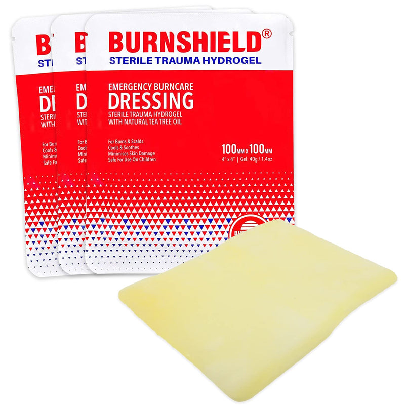 Burnshield 4" X 4" Burn Dressing, Sterile - 3 Count - NewNest Australia