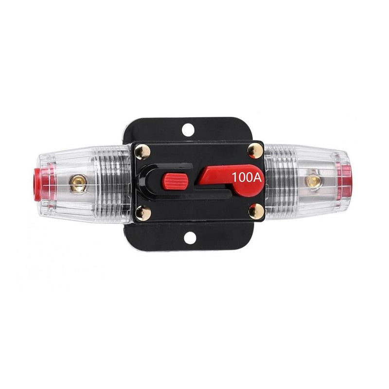 STETION Car Audio 100 Amp Resettable Fuse Circuit Breaker Car Protect for Audio System Fuse 12-24V DC for Car Audio Amps Overload Protection Fuse (100A) 100A - NewNest Australia