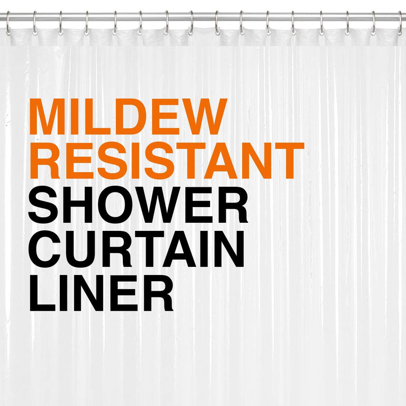 PEVA Shower Curtain Liner 72"x72" Clear 10G Thickness, No Chemical Smell - NewNest Australia