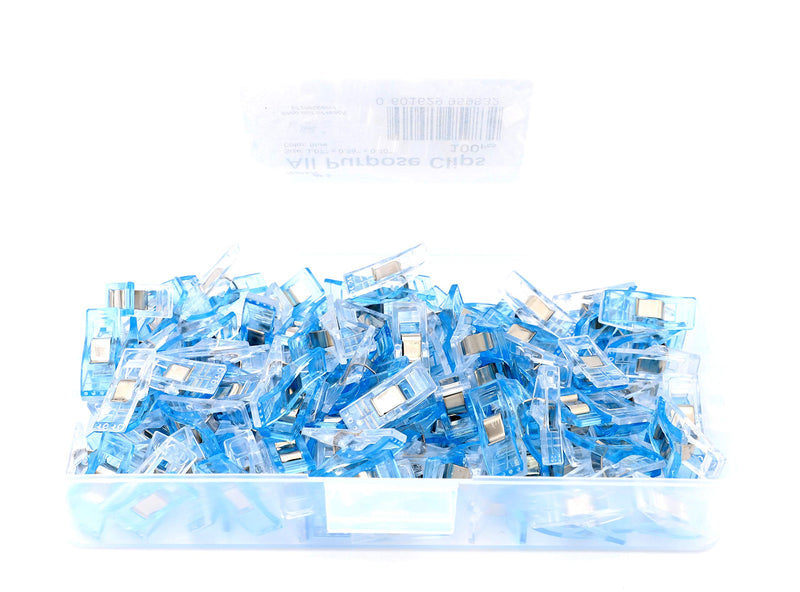 iExcell 100 Pcs Blue All Purpose Craft Clips - Best for Sewing Clips, Quilting Clips, Crafters, Crochet, Knitting - NewNest Australia