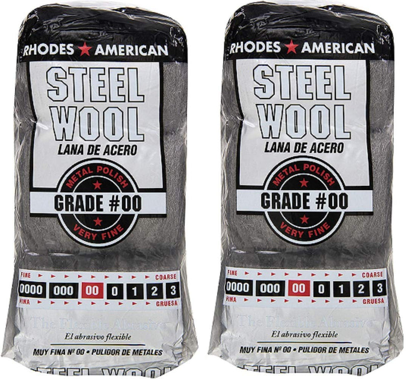 HOMAX Products 10121100 Number 00 Steel Wool Pad, 12-Pack (2) 2 Black - NewNest Australia