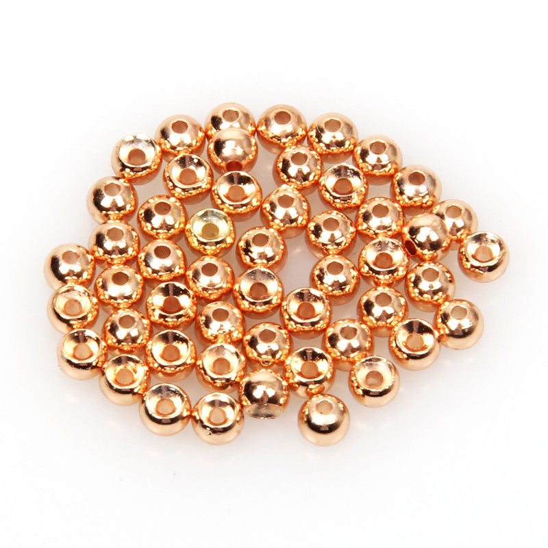 ANGLER DREAM Fly Tying Beads 100 PC/LOT Tungsten Beads Nymph Head Ball Fly Tying Materials 4 Colors Copper 2.45mm - NewNest Australia