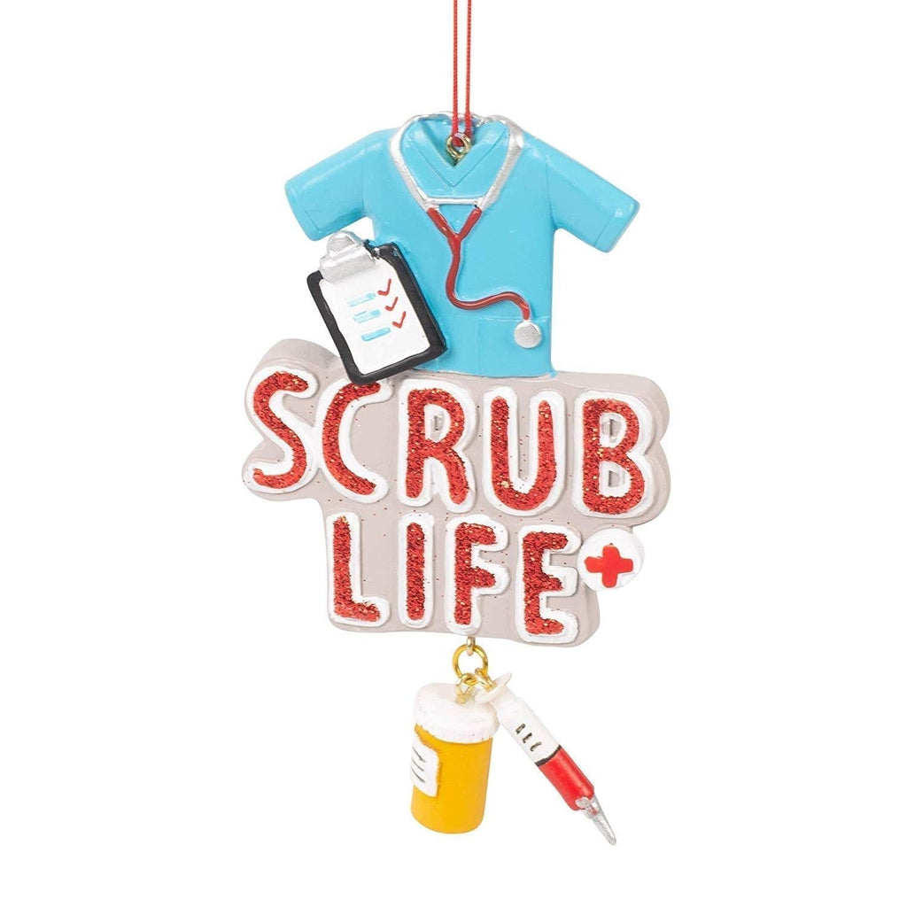 NewNest Australia - Midwest Gloves Scrub Life Nurse Ornament 