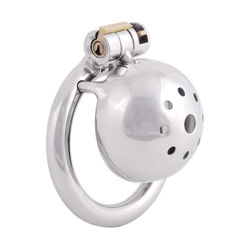 TERNENCE Metal Chastity Device Male Comfortable Virginity Lock Chastity Belt with Small Cage C240 (1.57 inch / 40mm) 1.57 Inch (Pack of 1) - NewNest Australia