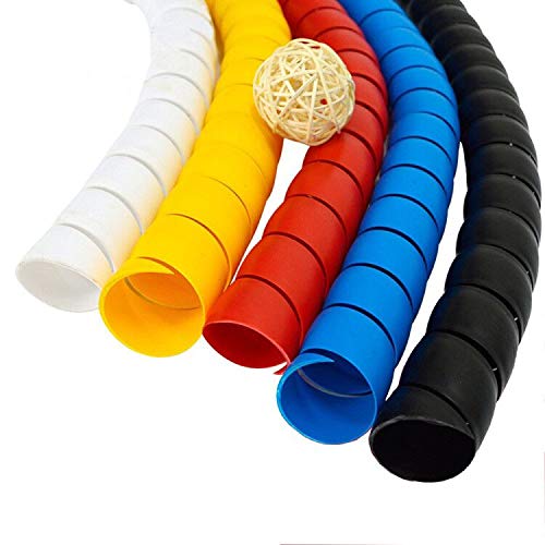 Dog and Cat Cord Protector 32.8ft Wire Protector Sleeve Covers for Cord Protects Your Pets from Chewing Through Insulated Cables 5 PCS/Pack 32.8ft in Total 10mm Width by FUNZON - NewNest Australia