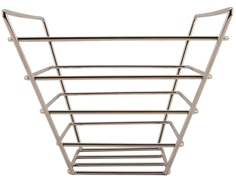 NewNest Australia - 7.5" Chrome Stackable Basket, Clipper Mill by GET 4-22089 (Qty,1) 