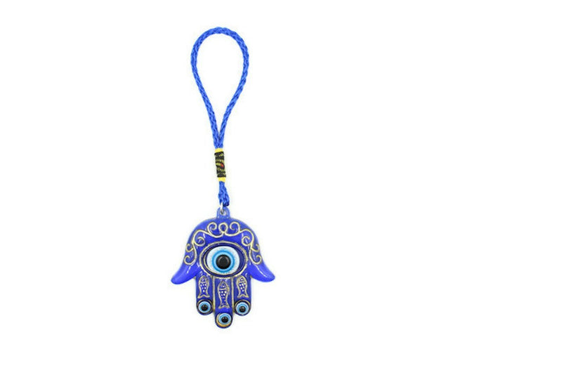 NewNest Australia - Bravo Team Lucky Blue Evil Eye Hanging Hamsa for Protection and Blessing, Pendant Decoration for Car, Home and Office, Great Gift 