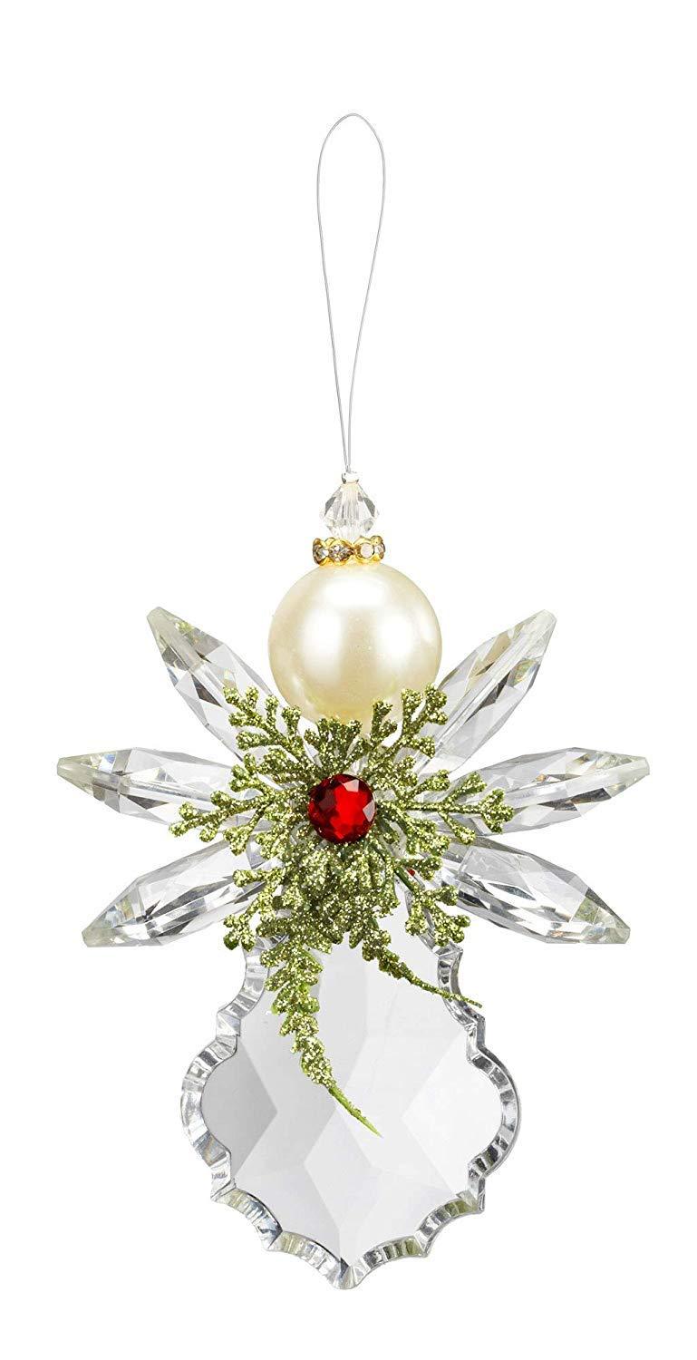 NewNest Australia - Ganz Crystal Expressions Pearl Angel Acrylic Ornament 