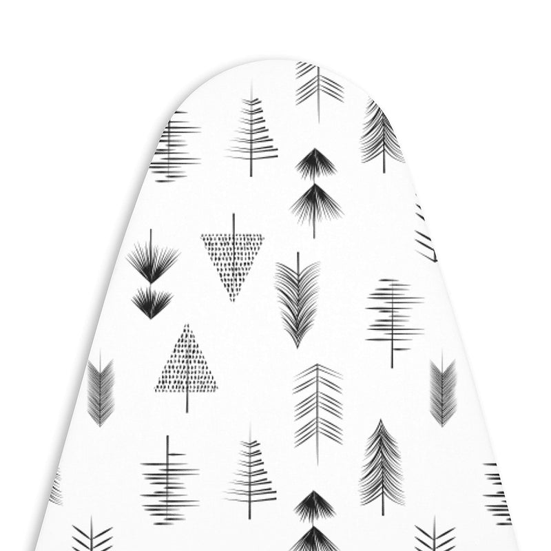 Encasa Homes Replacement Ironing Board Cover with Thick Felt Pad, Drawstring Tightening, (Fits Standard Large Boards of 15 x 54 inch) Scorch & Stain Resistant, Printed - Black Arrow - NewNest Australia