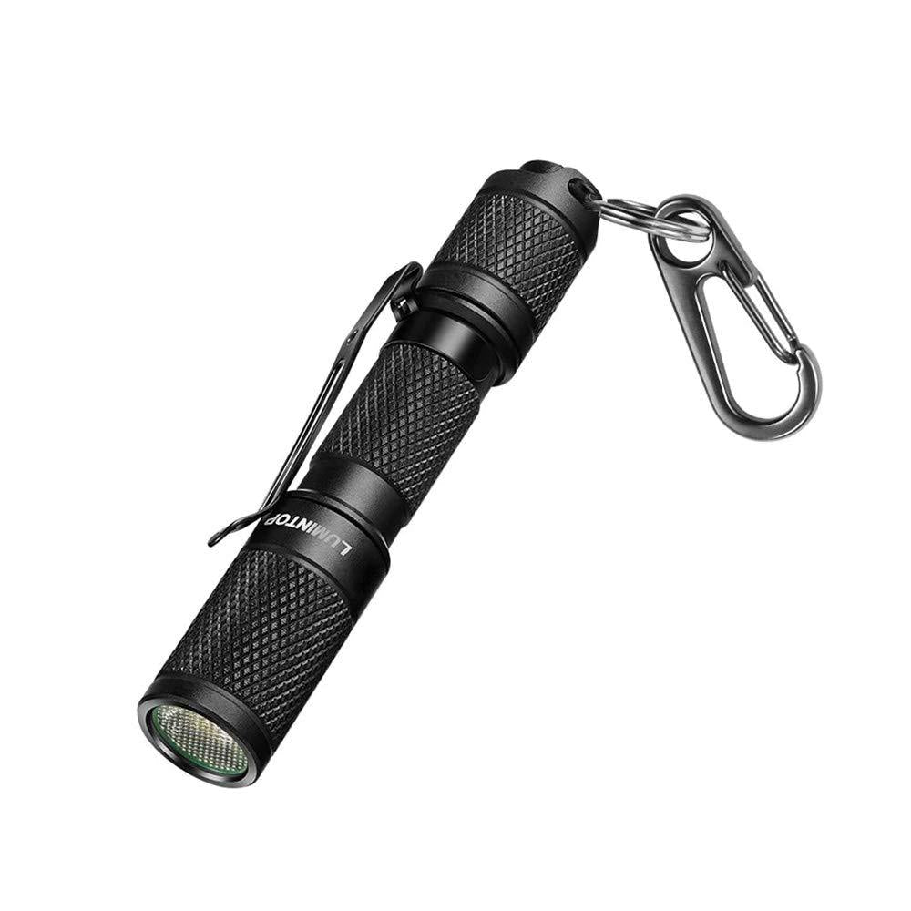 LUMINTOP TOOL AAA Mini EDC Flashlight, Pocket-Sized Keychain Flashlight, Super Bright 130lm OSRAM LED, 3 Modes, IP68 Waterproof, Best Tools for Camping, Hiking, Hunting, Backpacking, Fishing and EDC Black - NewNest Australia