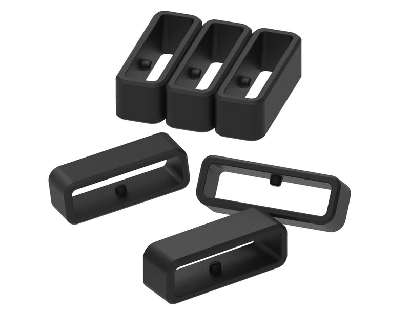 Replacement Secure Rings Compatible with Garmin Forerunner 220 235 230 35 745 620 630 735XT Bands Connector Keepers Fastener Ring Holders Loop for Vivoavtive 4/ Instinct/ Approach S20 S60 S10 S5 S6 Smartwatch Black - NewNest Australia