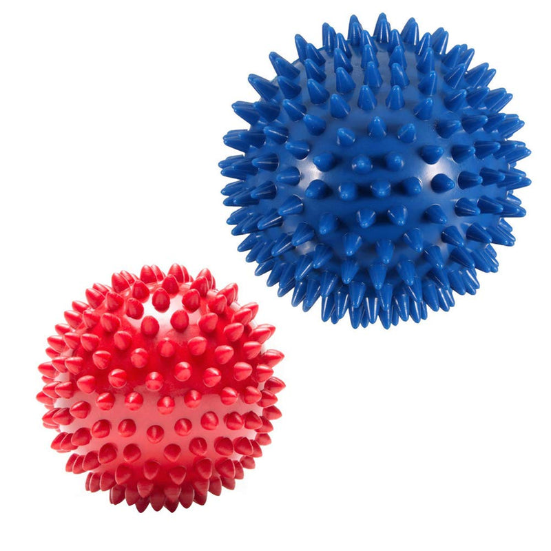 Pack of 2 Spiky Hard Massage Balls - Plantar Fasciitis, Muscle Soreness Massager Ball - NewNest Australia