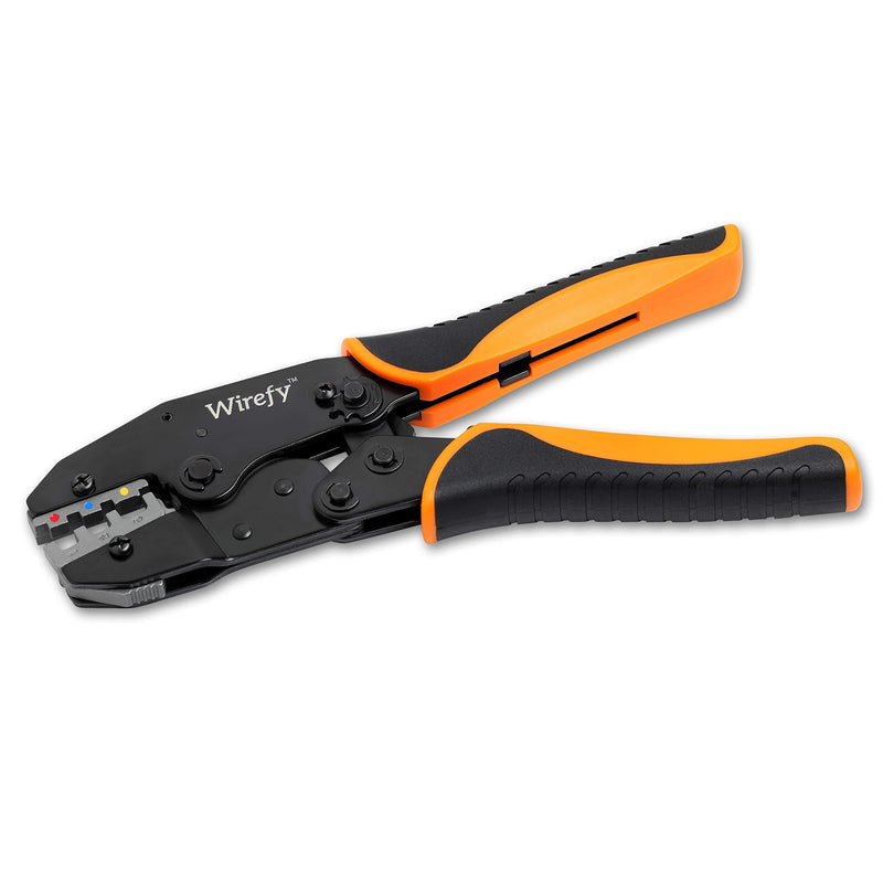 Crimping Tool For Heat Shrink Connectors - Ratcheting Wire Crimper - Crimping Pliers - Ratchet Terminal Crimper - Wire Crimp Tool by Wirefy Crimping Tool For Heat Shrink Connectors - NewNest Australia