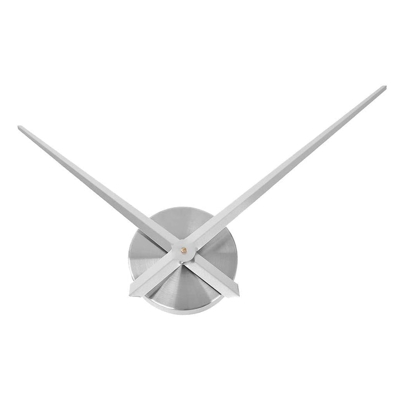 NewNest Australia - Aililife 3D Clock Hands, DIY Large Clock Movement Mechanism with 12 Inch Long Spade Hand, 3D Wall Clocks Home Decor Alat001-silver 