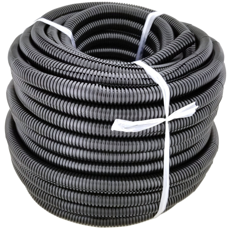 GS Power Wire Loom – 1/2 Inch x 50 Ft Split Cable Sleeves for Industrial Electrical Wires – High Temperature Cable Conduit 1/2" x 50ft Black - NewNest Australia