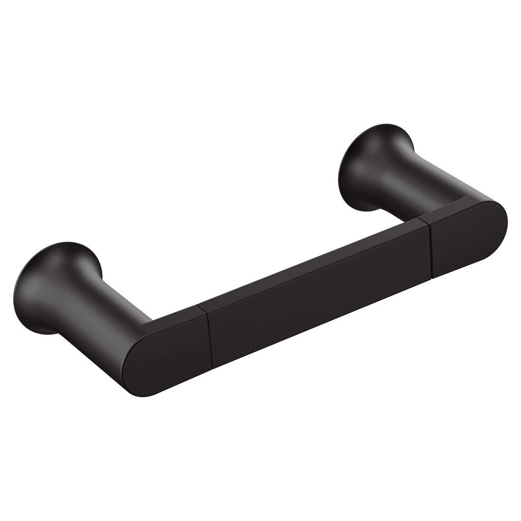 Moen BH3886BL Genta Modern Double Post Bathroom Hand Towel Bar, Matte Black - NewNest Australia