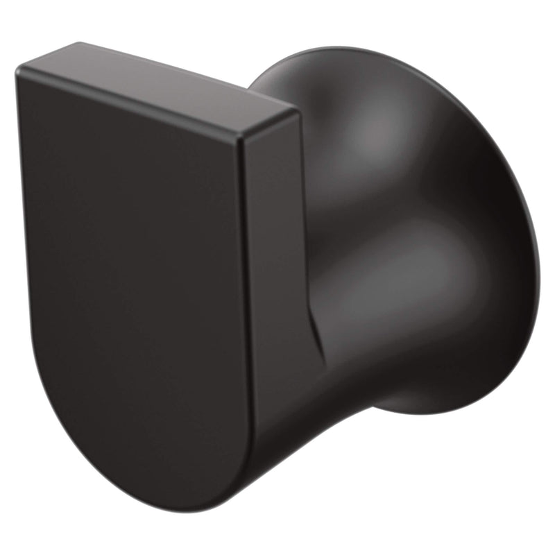 Moen BH3803BL Genta Modern Single Robe Hook, Matte Black - NewNest Australia