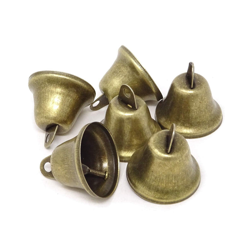 Honbay 20PCS 38mm/1.5inch Vintage Bronze Jingle Bells for Dog Potty Training, Housebreaking, Making Wind Chimes,Christmas Bell and etc - NewNest Australia