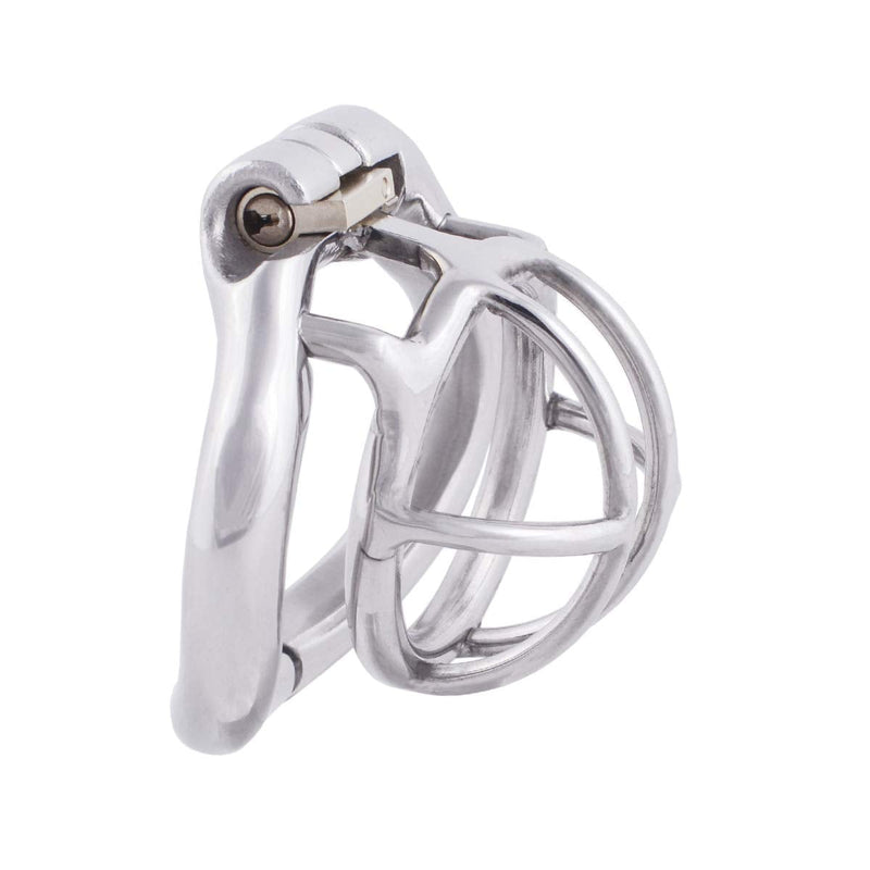 TERNENCE Small Male Chastity Device Stainless Steel Ergonomic Design Male Cock Cage K045 (45mm/ M Size) 45mm/ M Size - NewNest Australia
