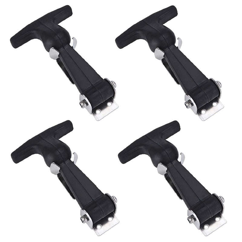 Creatyi 4 Packs Rubber Flexible Hasp T-Handle Draw Latches (Style 1.) Style 1.. - NewNest Australia