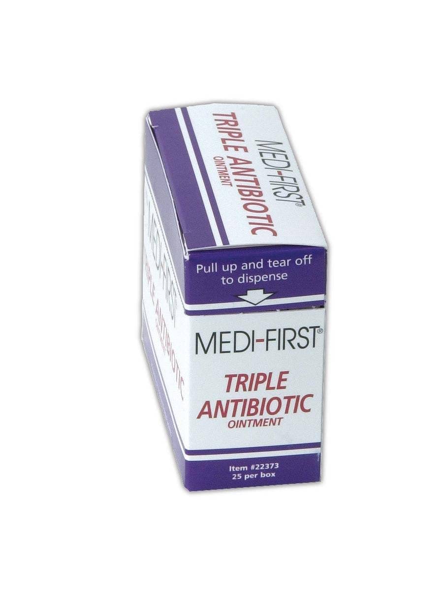 Medique MP22373 Medi-First Triple Antibiotic Ointment, 0.5 g, Standard, White/Blue (Pack of 25) Pack of 25 - NewNest Australia