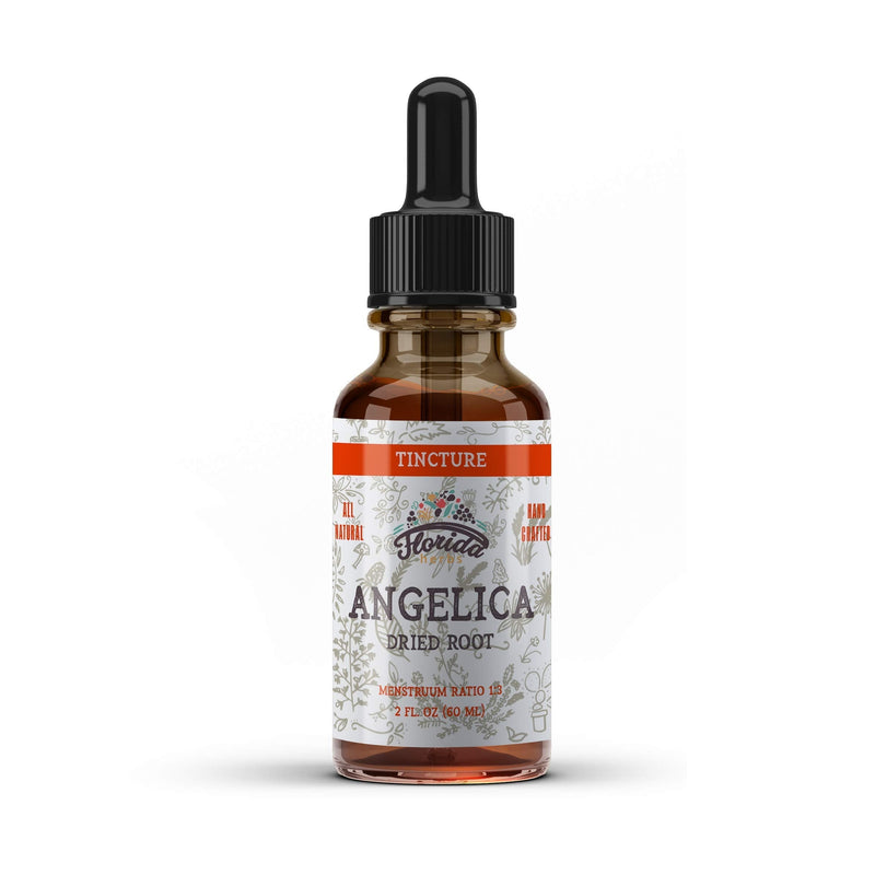Angelica Tincture, Organic Angelica Extract (Angelica archangelica) Dried Root Herbal Supplement, Non-GMO in Cold-Pressed Organic Vegetable Glycerin, 700 mg, 2 oz (60 ml) 2 Ounce - NewNest Australia
