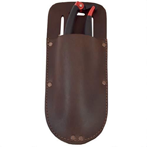 Hide & Drink, Thick Leather Holster for Pruning Shears w/Belt Loop Garden Scissors Sheath, Folding Saw, Construction & Utility Tools Pouch, Handmade Includes 101 Year Warranty :: Bourbon Brown - NewNest Australia